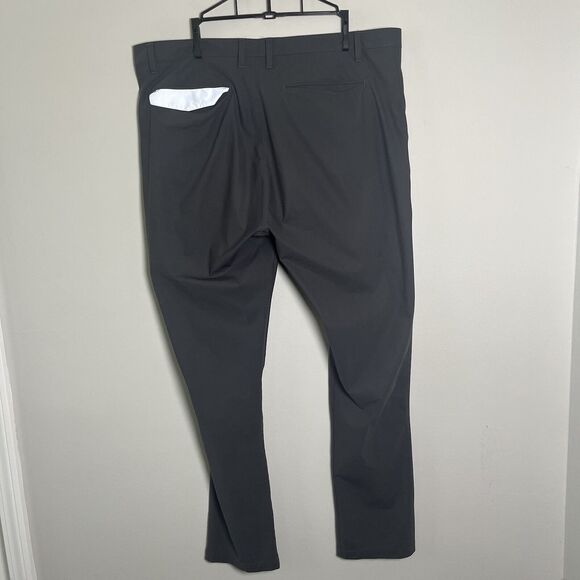 Rhone Pants Men's 40 Tall City Reflective Pant Gray Polyester Commuter 40x32 - Picture 2 of 8